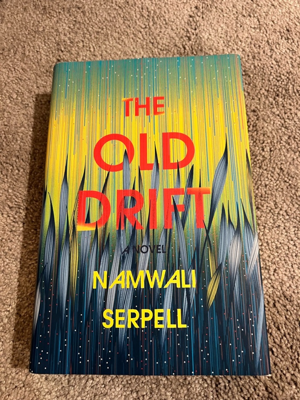 The Old Drift by Namwali Serpell - Vibrant Yellow & Teal Hardcover